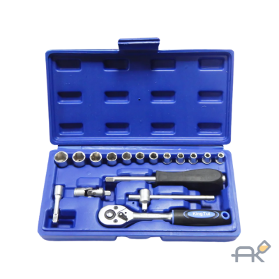 Набор инструментов 17пр.. 1/4.6гр. (4-13мм) (KT-17)